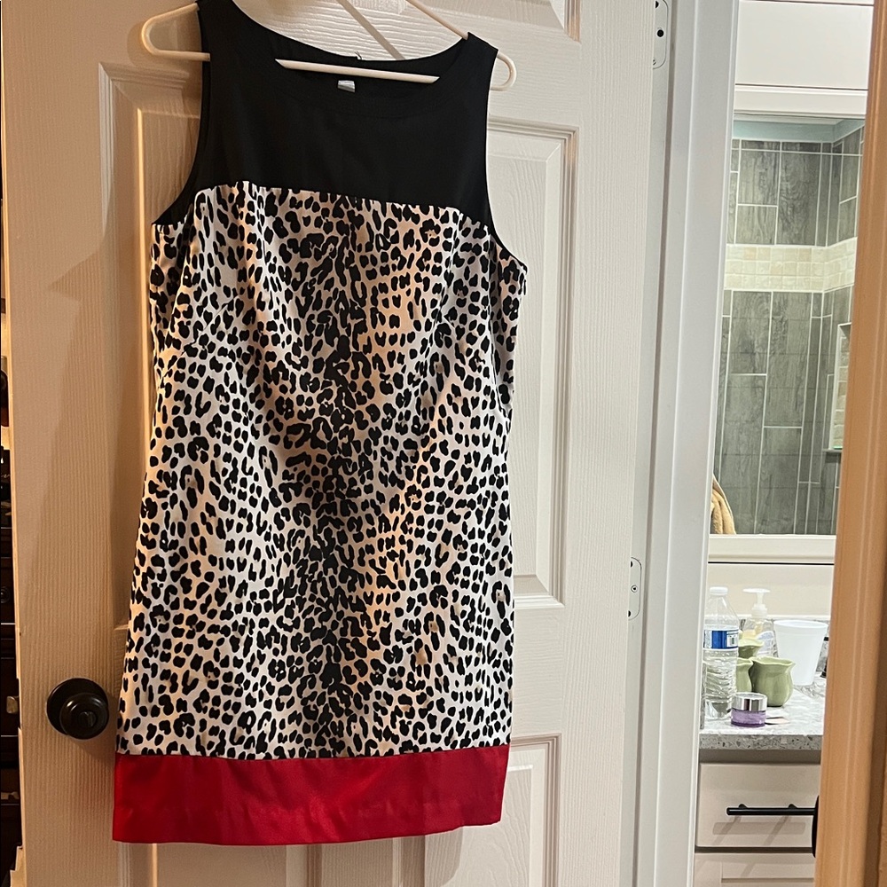 Theory Black Dress with Stitch Detail
